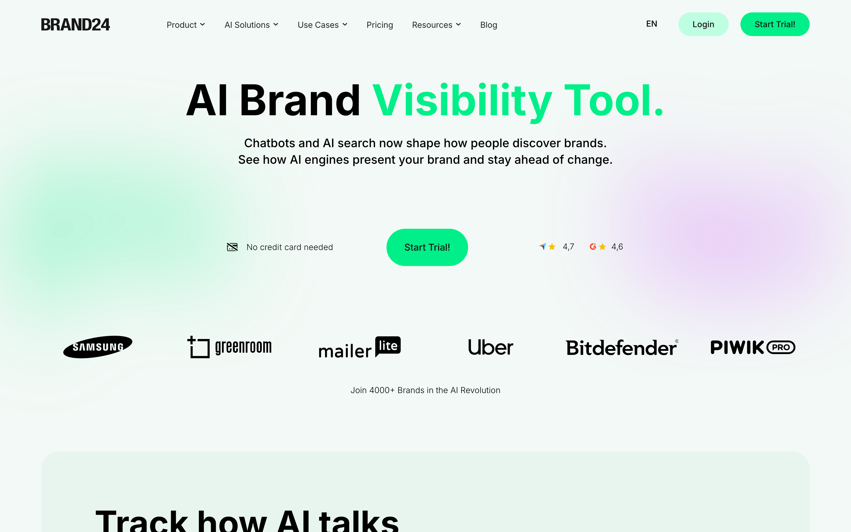 Brand24 AI Brand Visibility tool